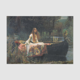 Papier Mousseline La Dame de Shalott, par John William Waterhouse