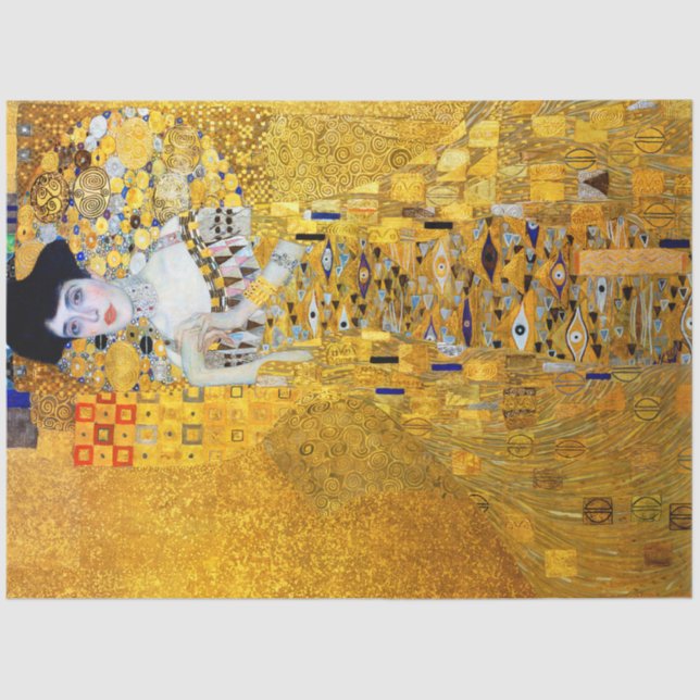 Papier Mousseline La Dame en or, Gustav Klimt (Recto)