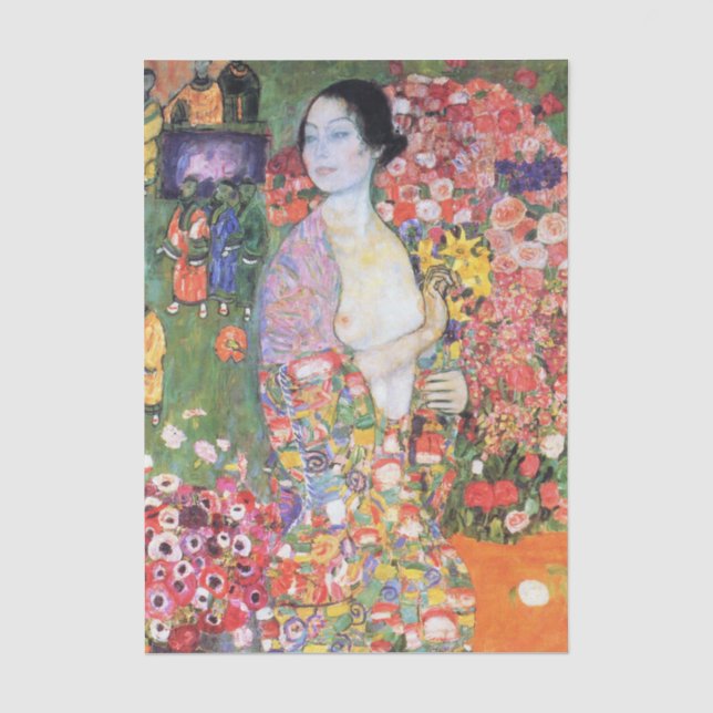 Papier Mousseline La Danseuse, Gustav Klimt (Recto)