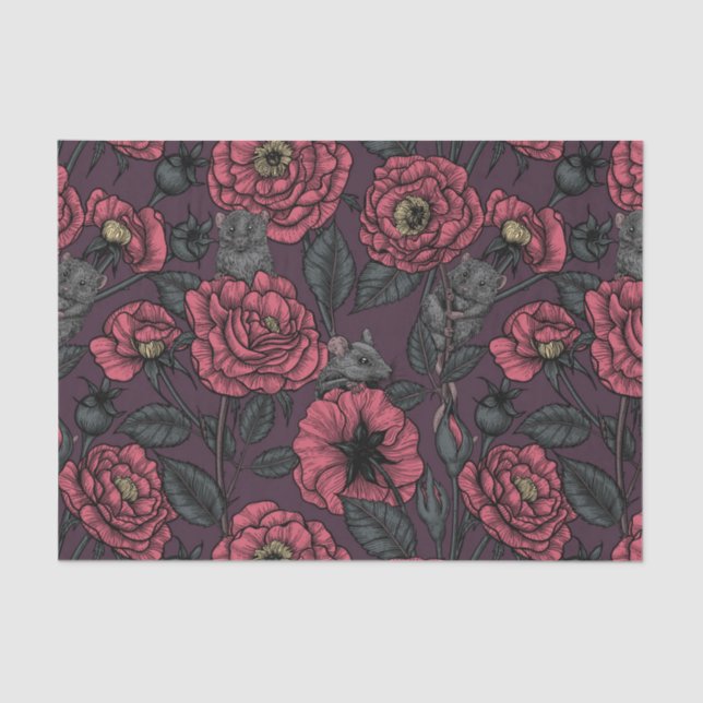 Papier Mousseline La fête des souris (Recto)