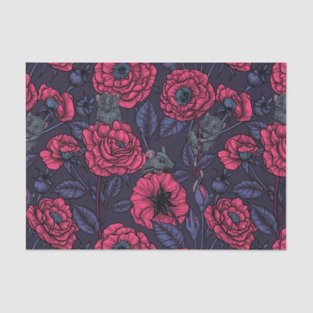 Papier Mousseline La fête des souris (Recto)