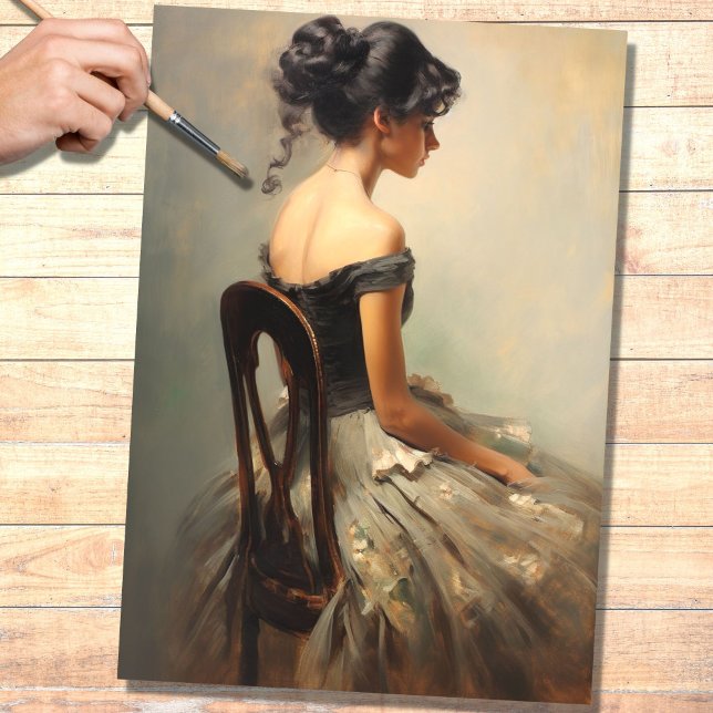 Papier Mousseline La Fille 4 Découpage (Créateur téléchargé)