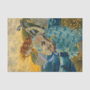 Papier Mousseline La fille du barde par Eugène Grasset