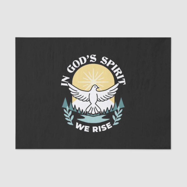 Papier Mousseline La force spirituelle en Dieu - L'épanouissement de (Recto)