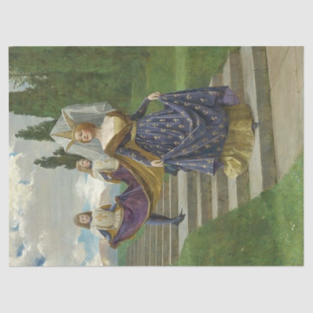 Papier Mousseline La Grande Dame (par John Collier) (Recto)