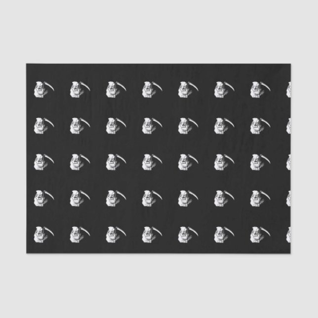 Papier Mousseline La Grande Faucheuse ou la mort (Recto)