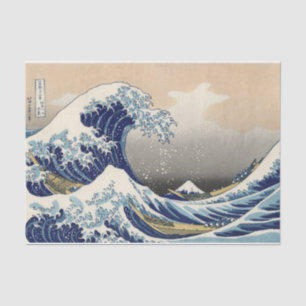Papier Mousseline La Grande Vague au large de Kanagawa Hokusai