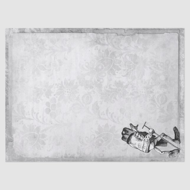 Papier Mousseline La grenouille d'Alice au pays des merveilles (Recto)