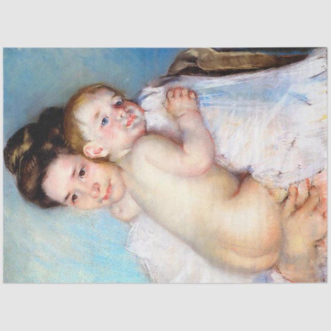 Papier Mousseline La jeune mère, Cassatt (Recto)