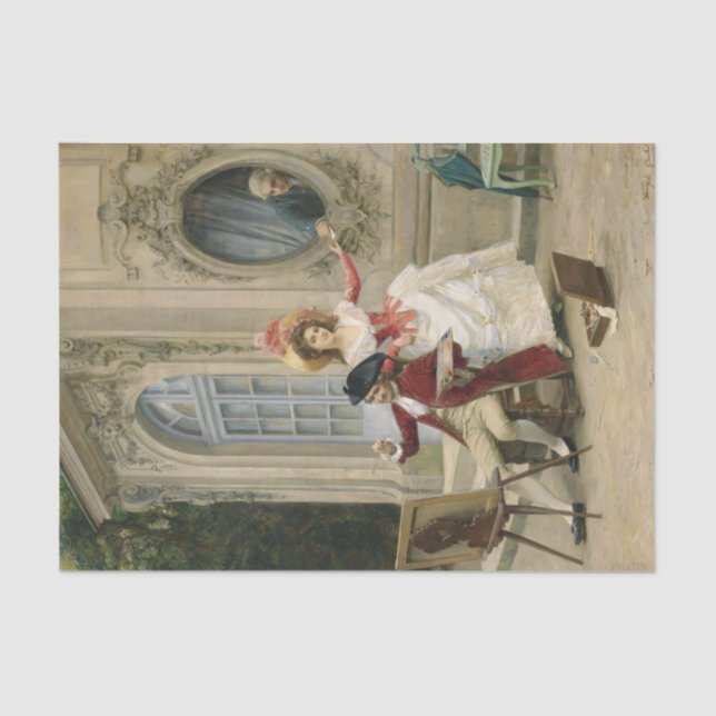Papier Mousseline La lettre d'amour de Jules Girardet (Recto)
