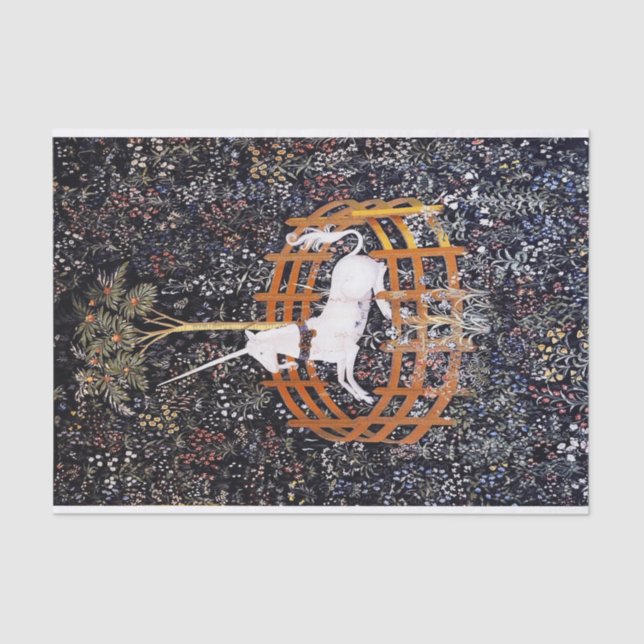 Papier Mousseline La licorne en captivité (Recto)