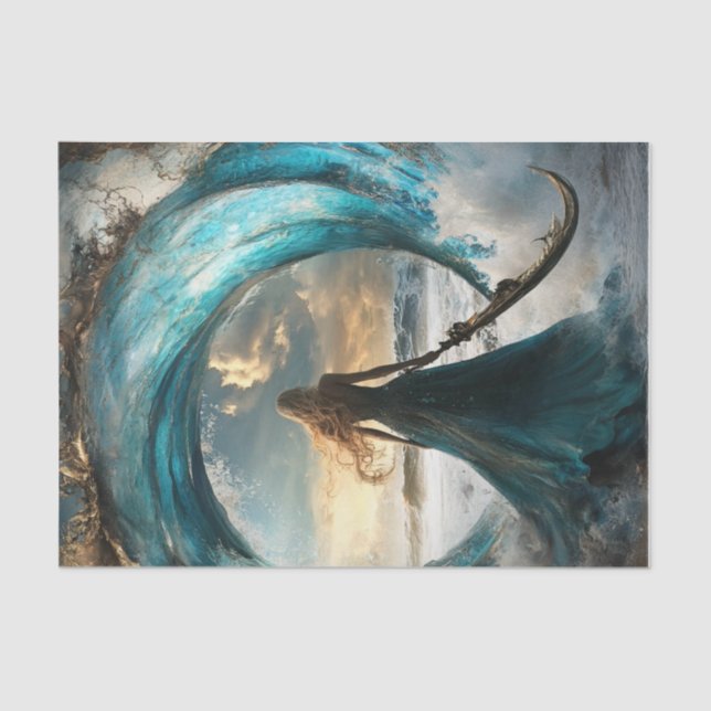 Papier Mousseline La Marée Haute17 (Recto)