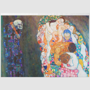 Papier Mousseline La mort et la vie, Gustav Klimt