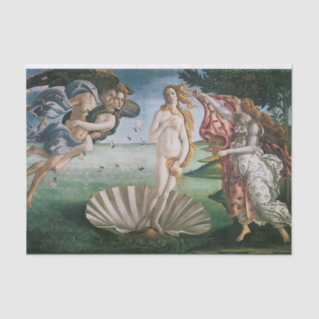Papier Mousseline La naissance de Vénus par Sandro Botticelli, Renai (Recto)