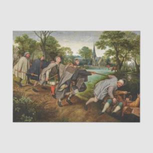 Papier Mousseline La parabole de l'aveugle qui mène à l'aveugle