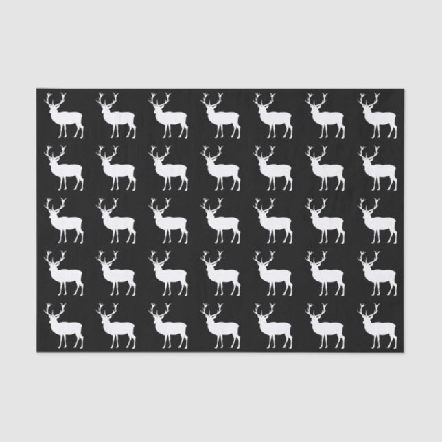 Papier Mousseline La partie de célibataire noire et blanche de (Recto)