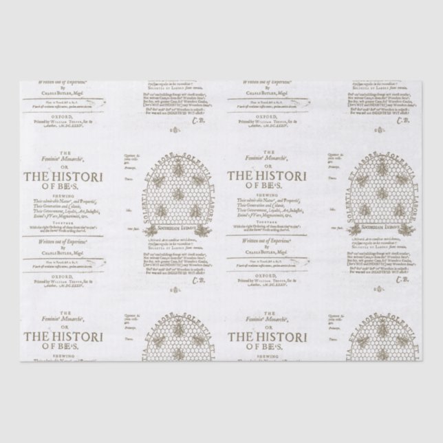 Papier Mousseline La reine d'abeilles gouverne la ruche apiculteur V (Recto)