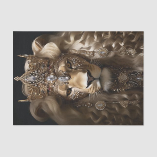 Papier Mousseline La REINE originelle de la Jungle (Recto)