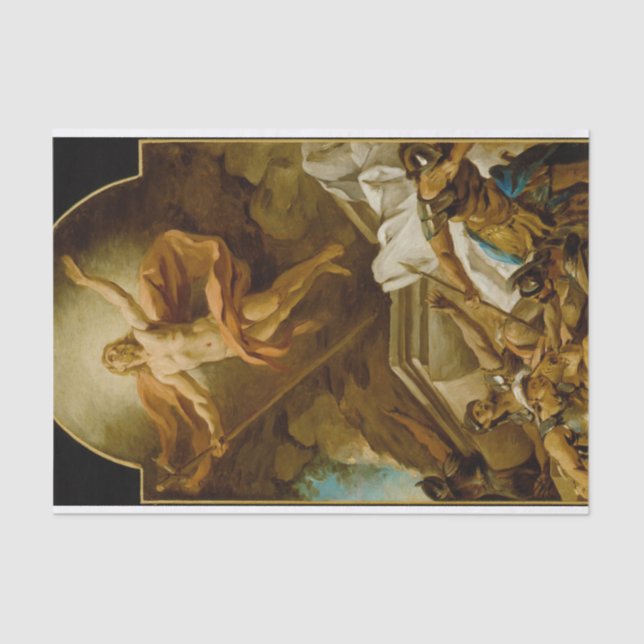 Papier Mousseline La résurrection de Jean-François de Troy (Recto)