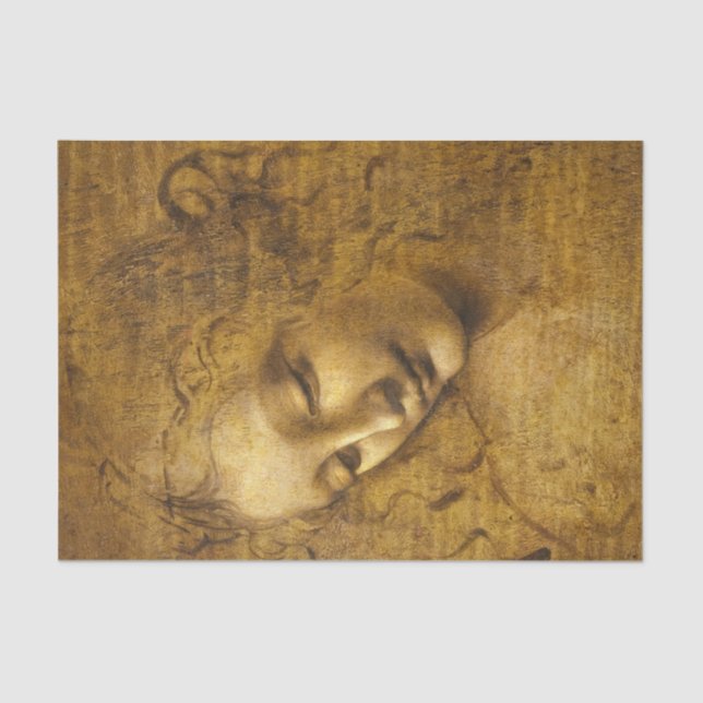 Papier Mousseline La Scapigliata, 1508 par Léonard de Vinci (Recto)