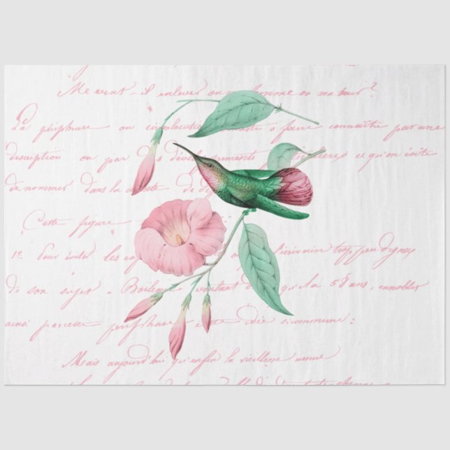 Papier Mousseline La série Bouquet Design 119 (Recto)