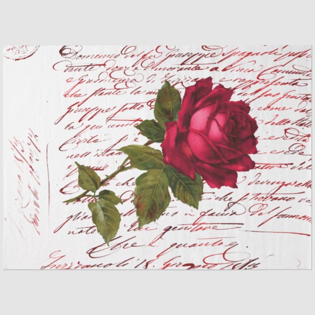 Papier Mousseline La série de bouquets Design 142 (Recto)