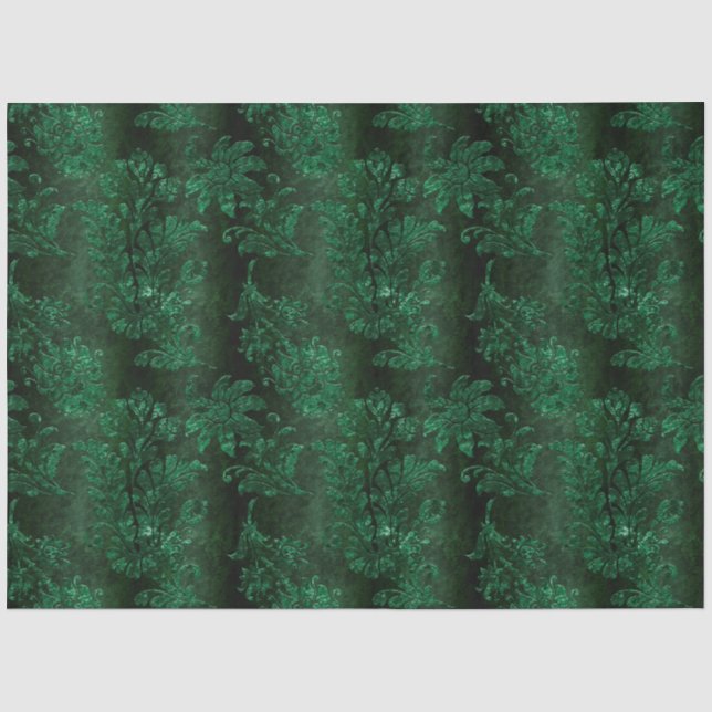 Papier Mousseline La série Green Velvet Design 1 (Recto)