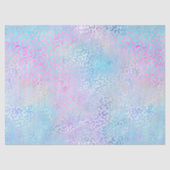 Papier Mousseline La série Léopard iridescent Design 9 (Recto)