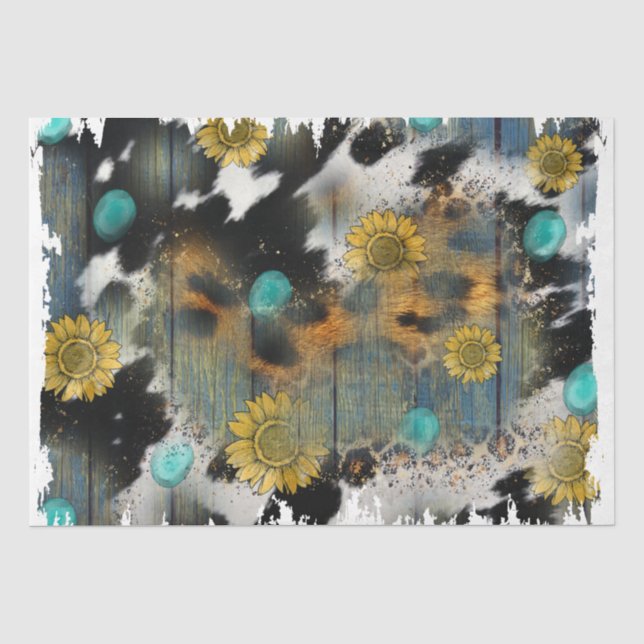 Papier Mousseline La série occidentale Design 20 (Recto)