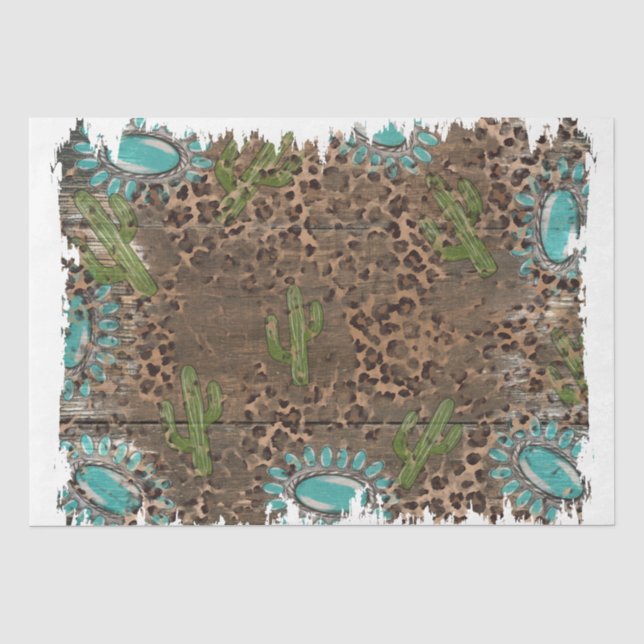 Papier Mousseline La série Western Design 10 (Recto)