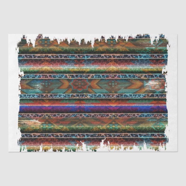Papier Mousseline La série Western Design 11 (Recto)