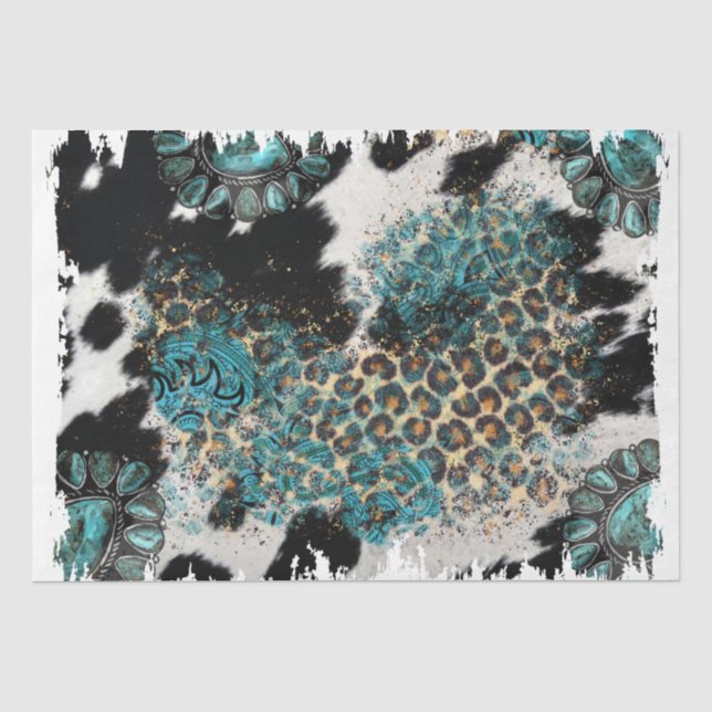 Papier Mousseline La série Western Design 19 (Recto)