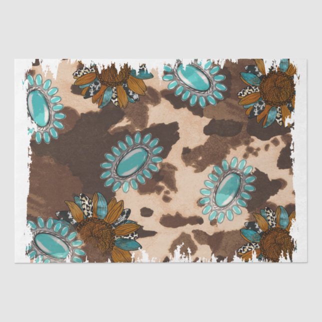 Papier Mousseline La série Western Design 30 (Recto)