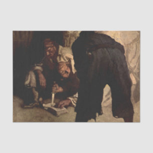 Papier Mousseline « La Tache noire » par NC Wyeth d'après « L'Île au