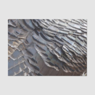 Papier Mousseline La Turquie sauvage plumes II Design Abstrait de la
