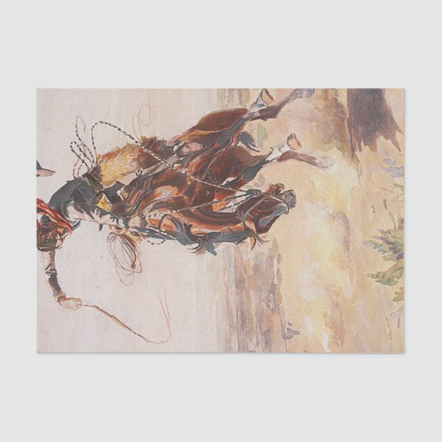 Papier Mousseline La vie de cowboy de PIÈCE EN T (Recto)