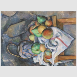 Papier Mousseline La Vie des fruits, Paul Cezanne