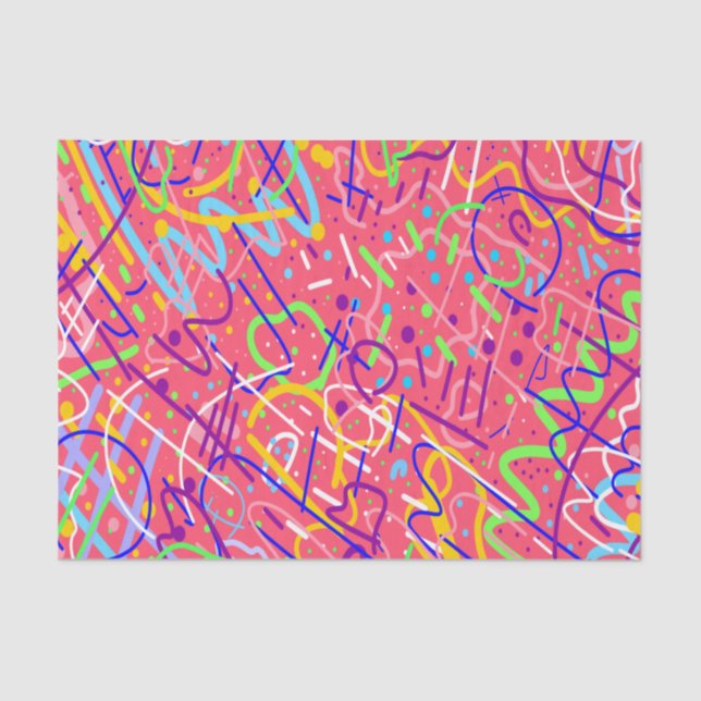 Papier Mousseline La vie est une fête (Recto)