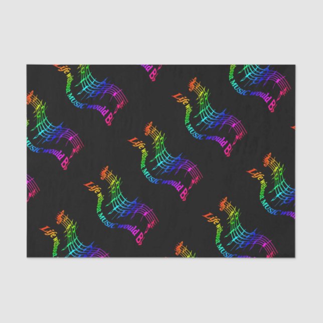 Papier Mousseline La vie sans musique serait une citation d'Humour p