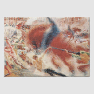Papier Mousseline La ville se lève (par Umberto Boccioni)