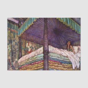Papier Mousseline « La vraie princesse » par Edmund Dulac