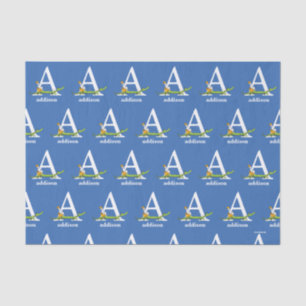 Papier Mousseline L'ABC de Dr Seuss : Lettre A - Blanc   Ajoutez vot
