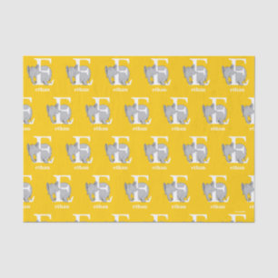 Papier Mousseline L'ABC de Dr Seuss : Lettre E - Blanc   Ajoutez vot