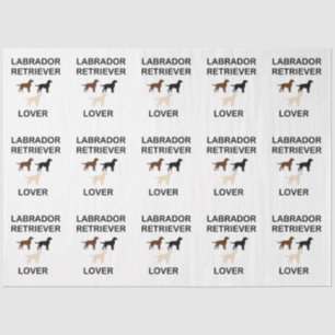 Papier Mousseline labrador extracteur amoureux toutes les couleurs s