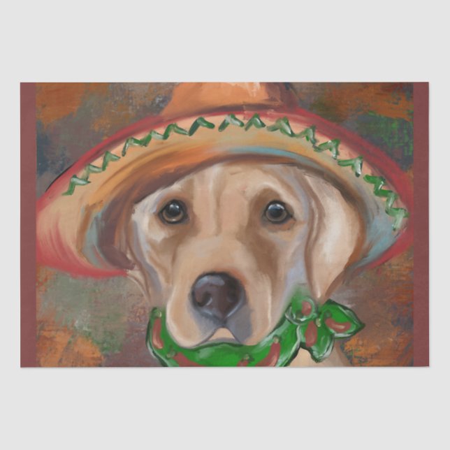 PAPIER MOUSSELINE LABRADOR RETRIEVER            (Recto)