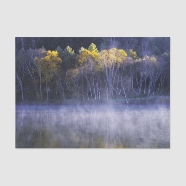 Papier Mousseline Lac Misty Morning (Recto)