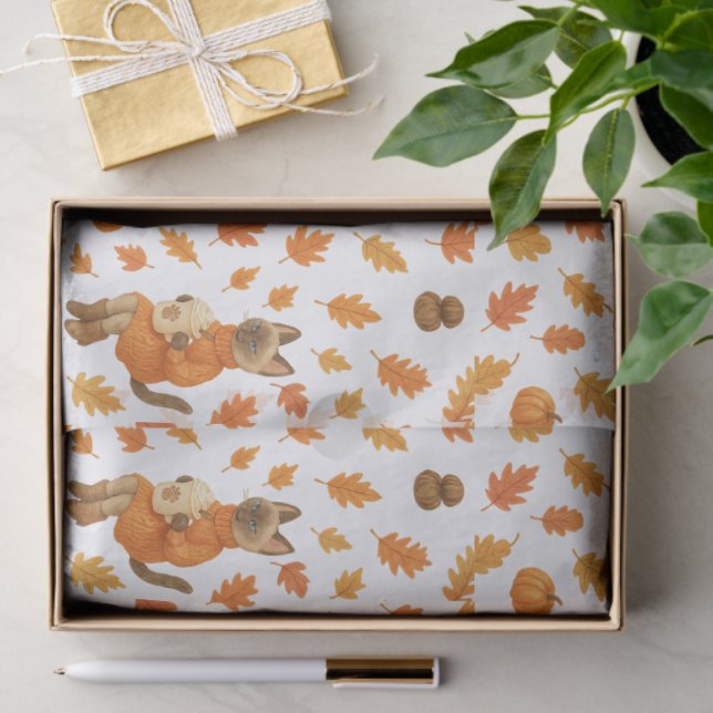 Papier Mousseline L'action d'automne (Cadeau)
