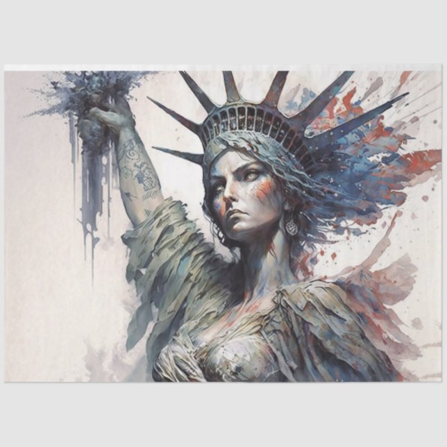 Papier Mousseline Lady Liberty (Recto)