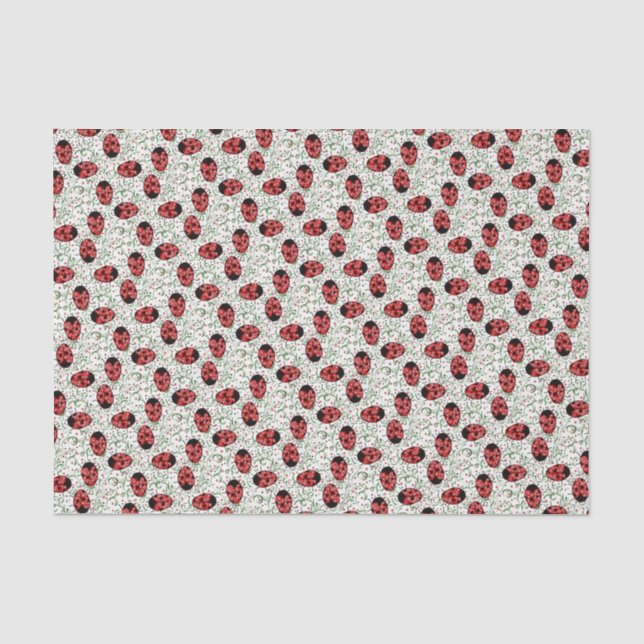 Papier Mousseline Ladybug (Recto)
