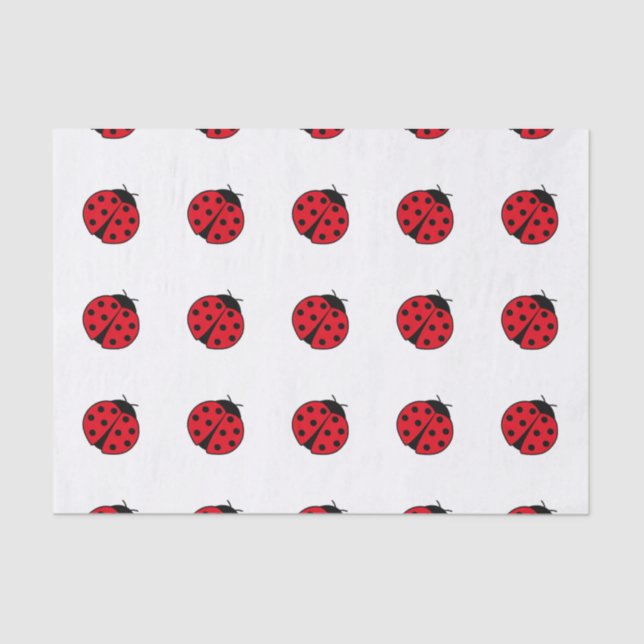 Papier Mousseline Ladybugs (Recto)